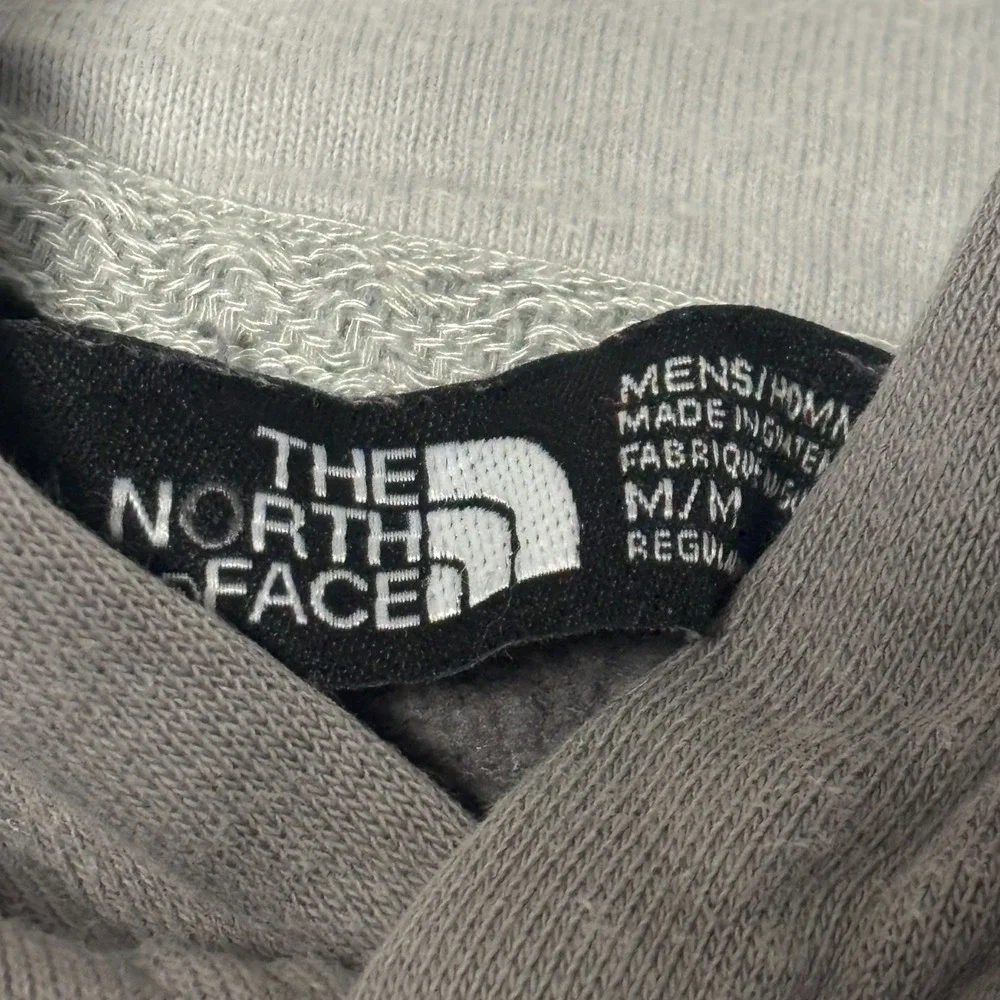 The North Face Gray Hoodie Pullover‎ Mens M Logo Graphic Hooded Sweatshirt
